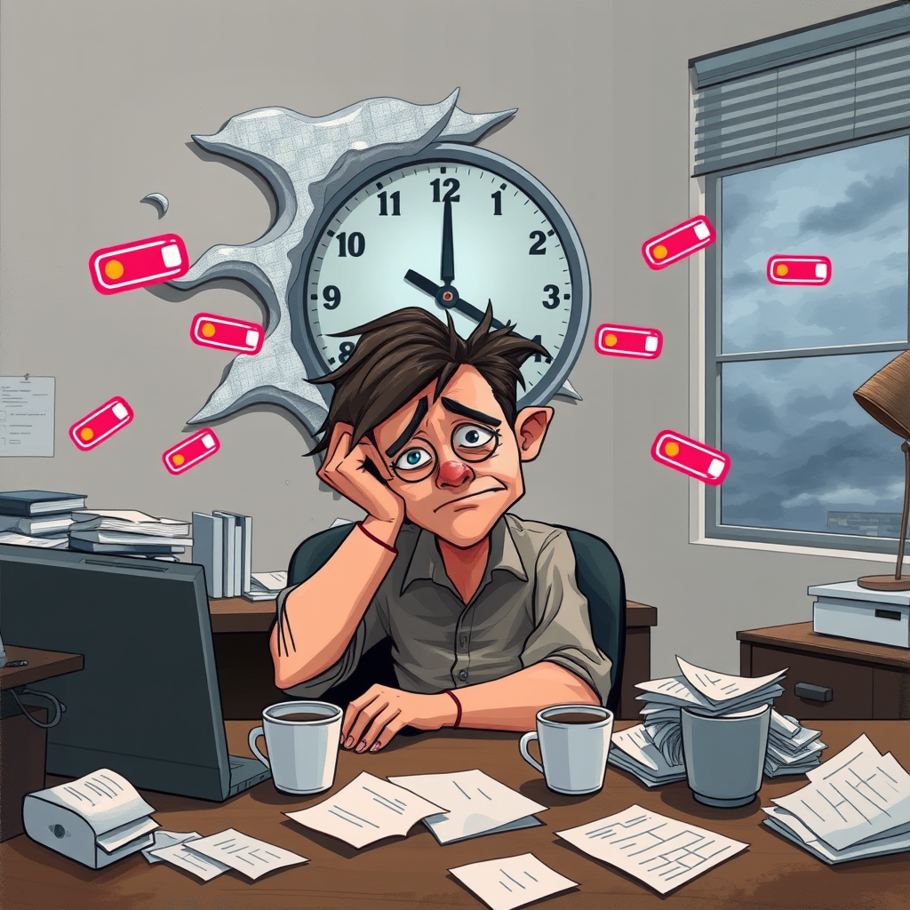 Monday Meltdown: A Surreal Office