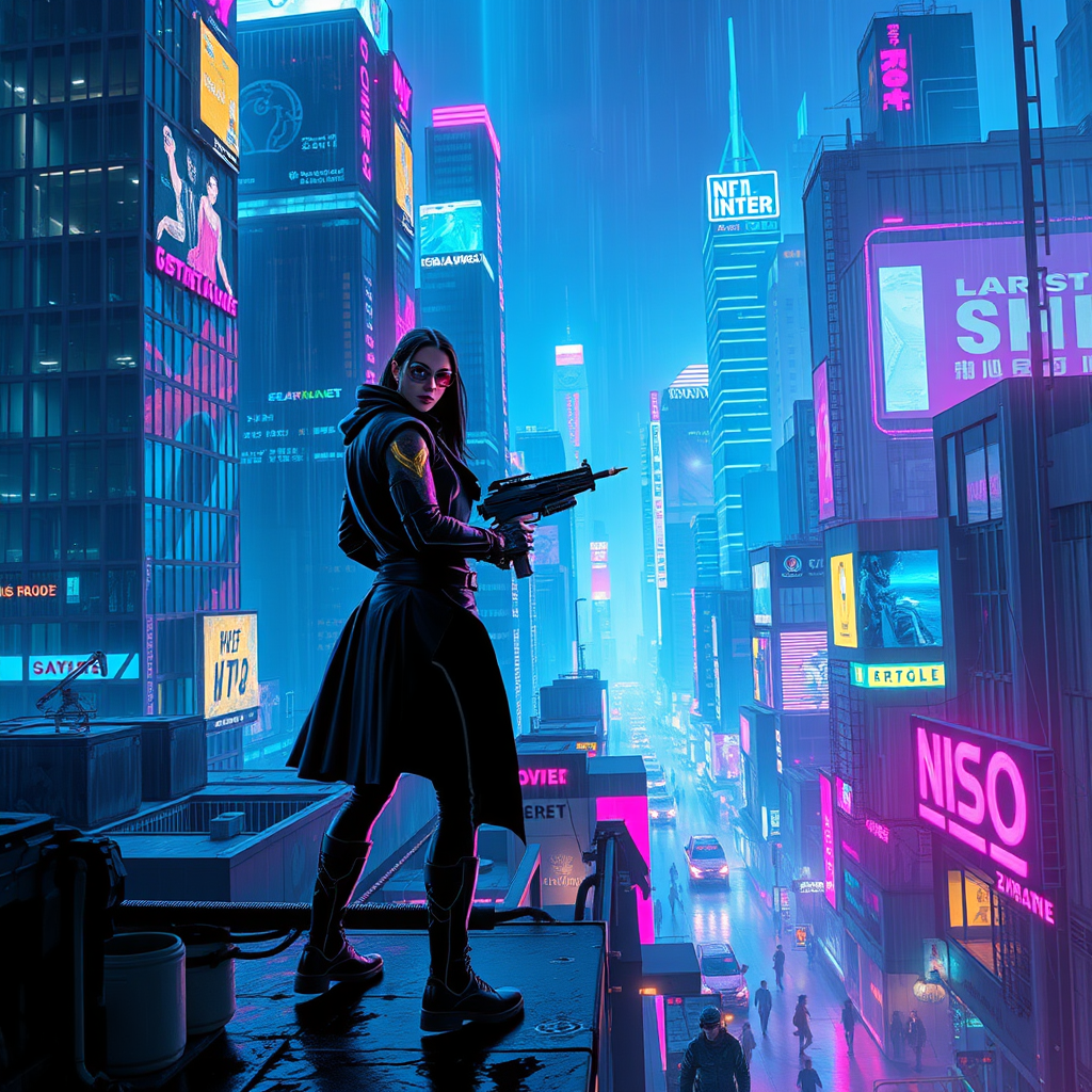 Neon Shadows: Cyber Vigilantes