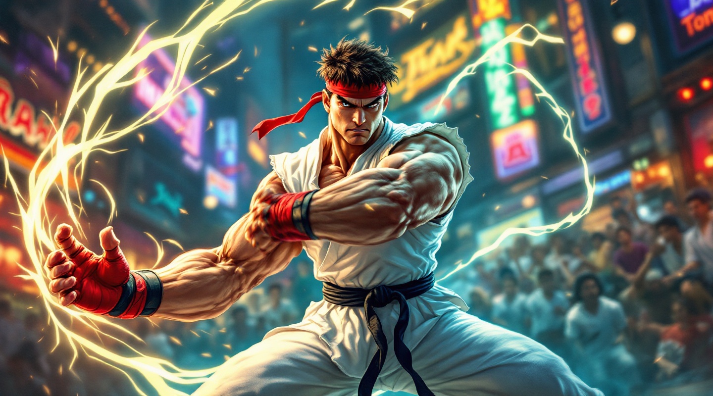 Ryu's Hadouken: Urban Showdown