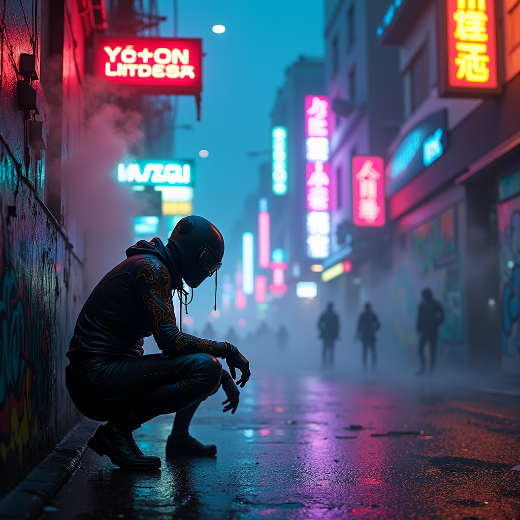 Neon Shadows: The Assassin's Dance