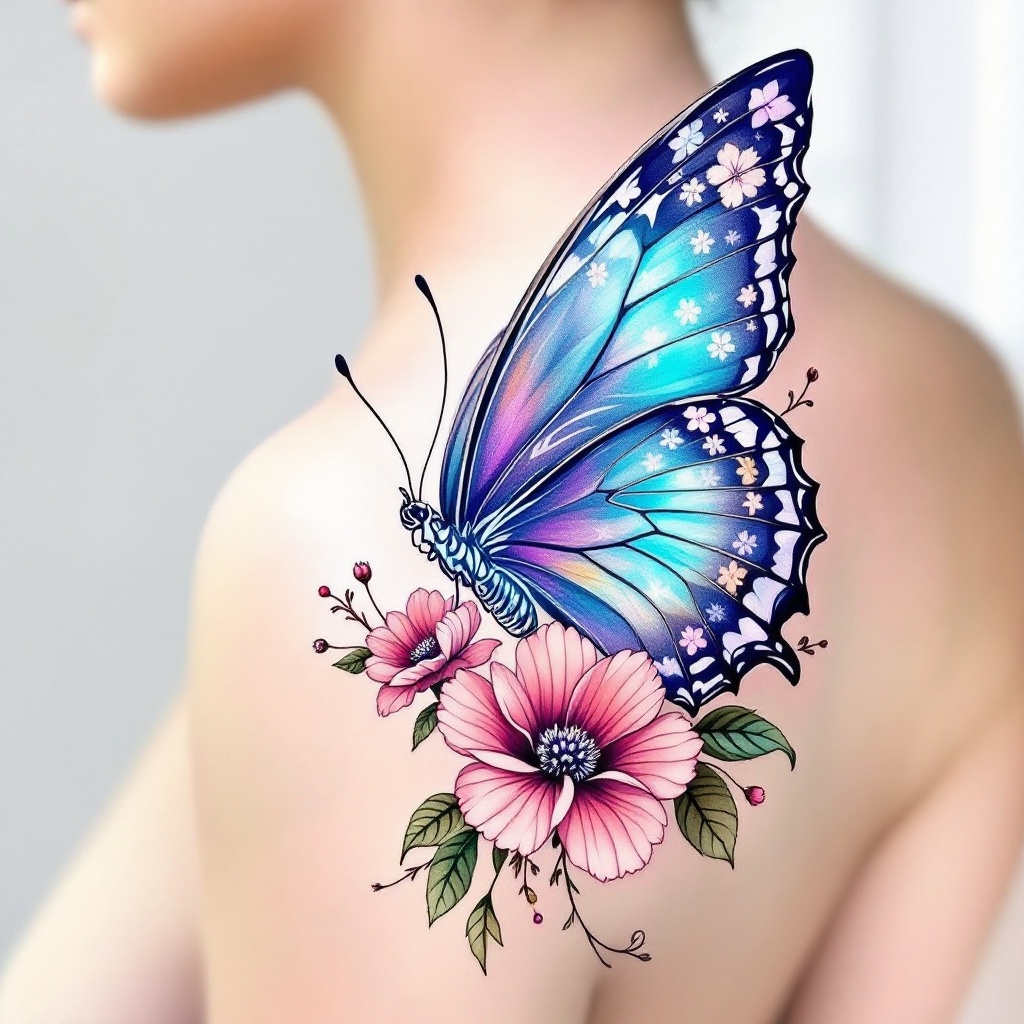 Serene Butterfly Blossom