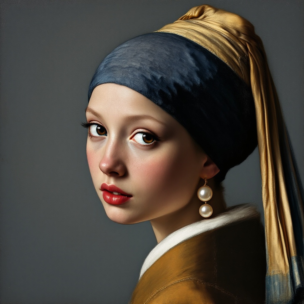 The Girl with a Pearl Earring (by Johannes Vermeer)