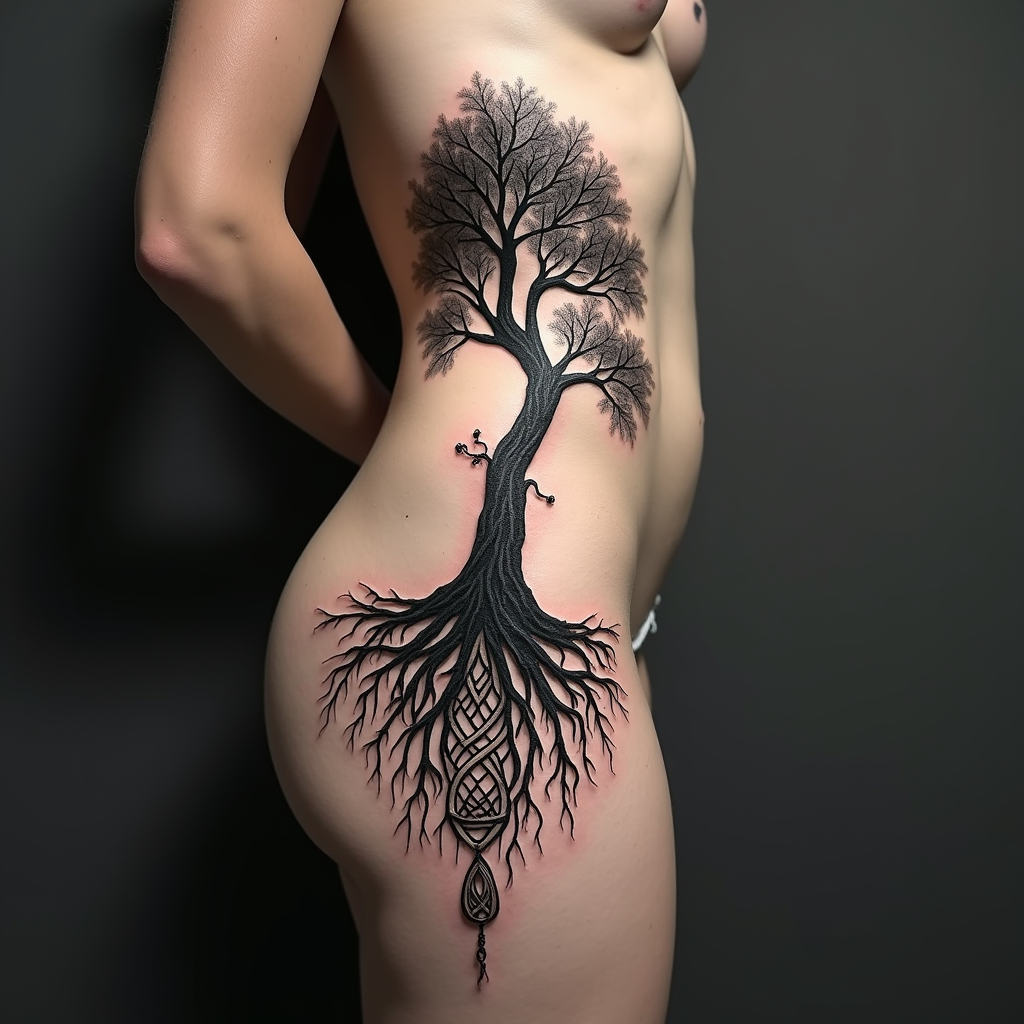 Eternal Growth: A Tree's Embrace