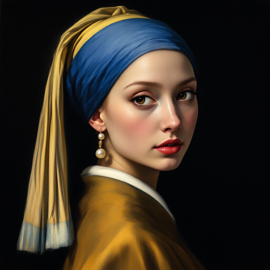 The Girl with a Pearl Earring (by Johannes Vermeer)