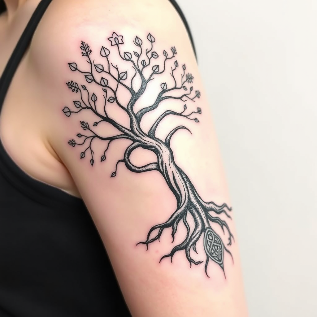 Eternal Harmony: Tree of Life Tattoo