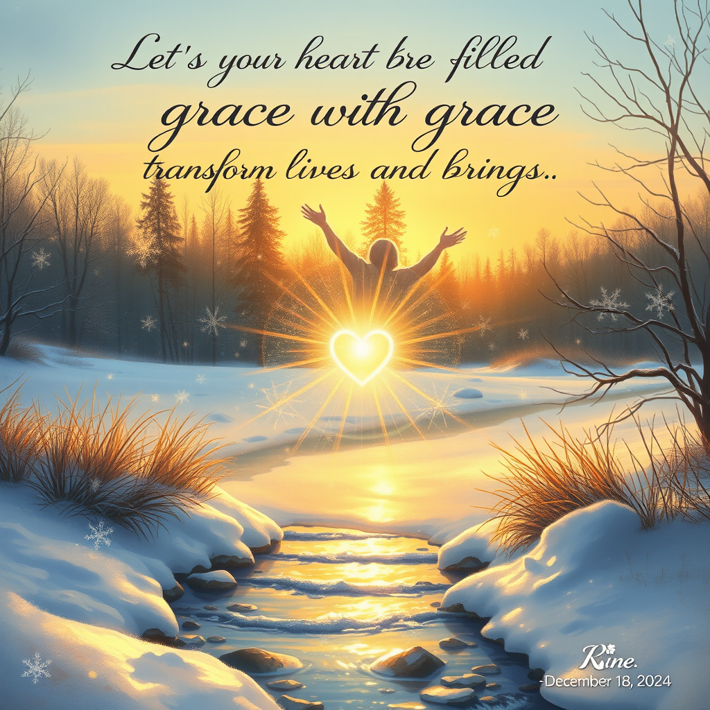 Grace Illuminates Winter's Heart