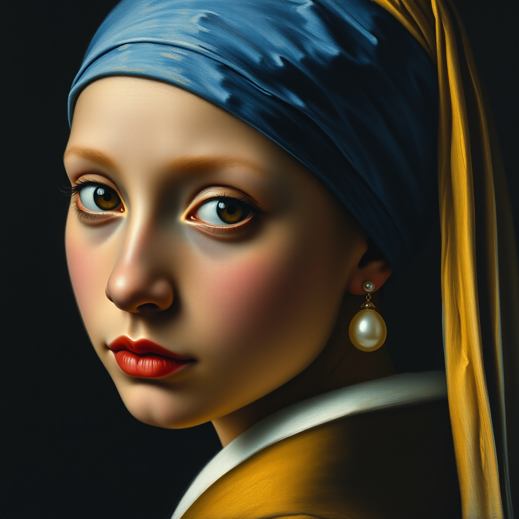 The Girl with a Pearl Earring (by Johannes Vermeer)