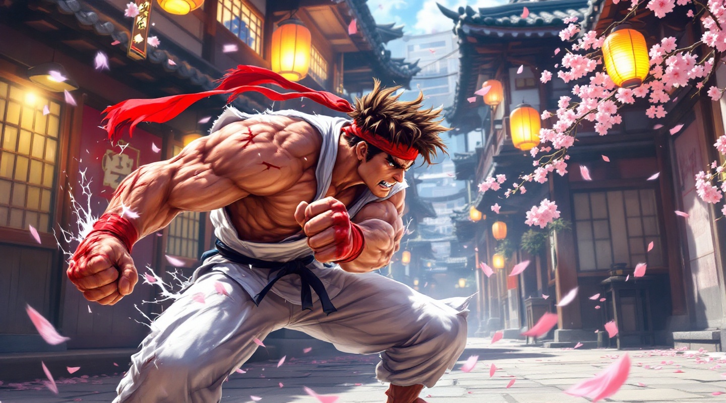 Ryu's Fury: Battle in Bloom