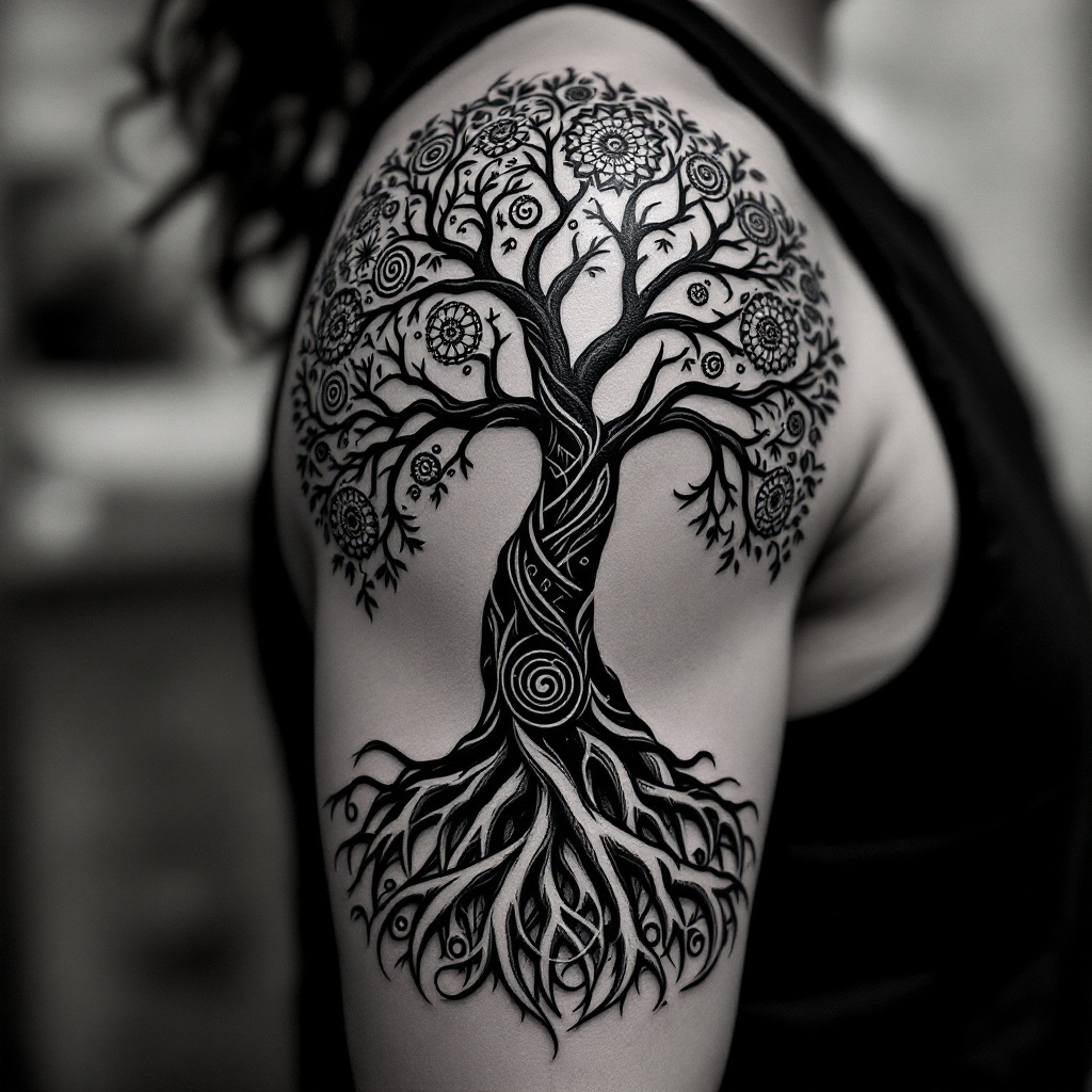 Elegance of Nature: Rooted Strength