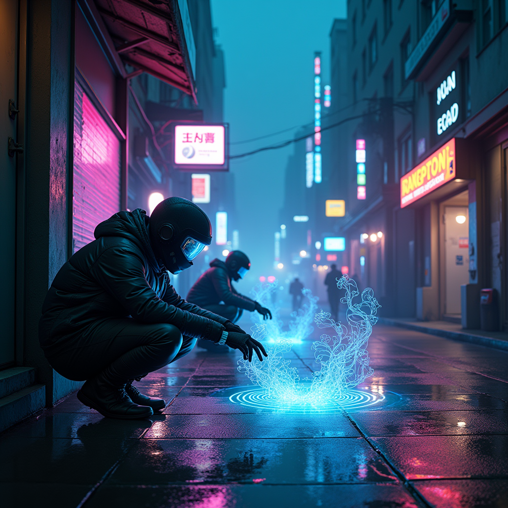 Neon Shadows: A Cyberpunk Odyssey