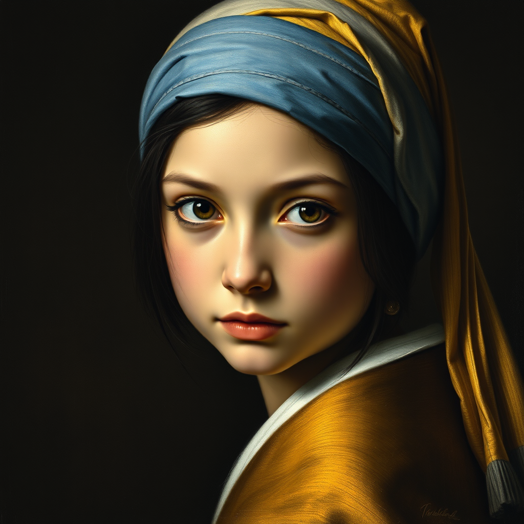 The Girl with a Pearl Earring (by Johannes Vermeer)