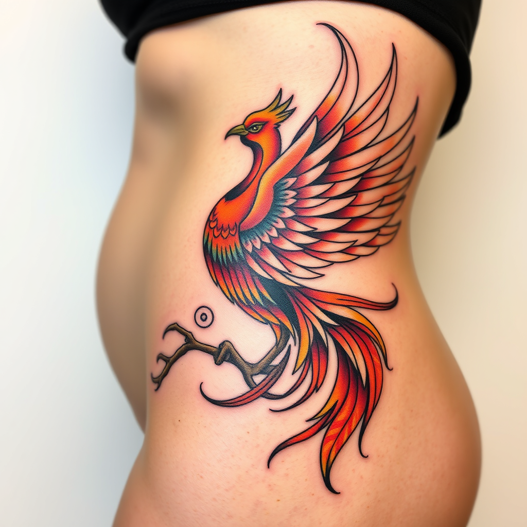 Majestic Phoenix: Rise in Ink