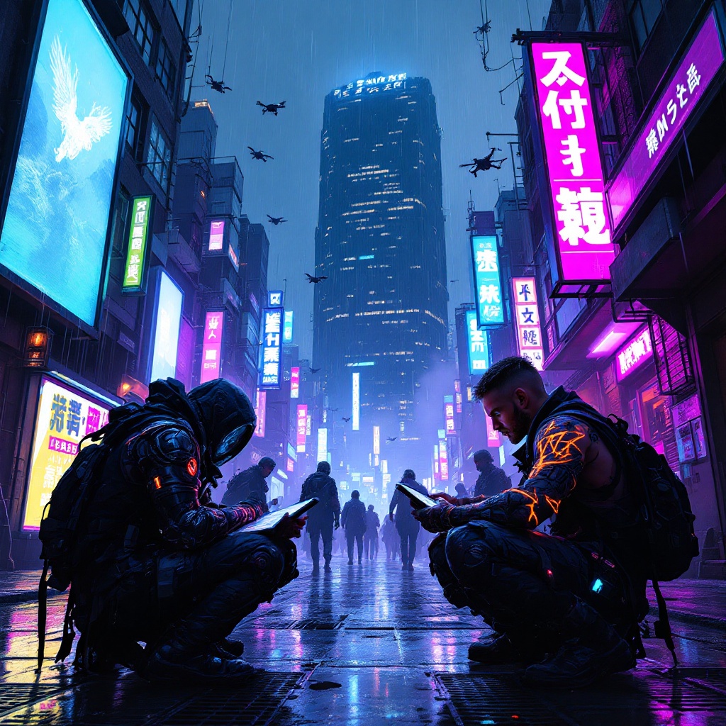 Neon Shadows: Rebel Uprising