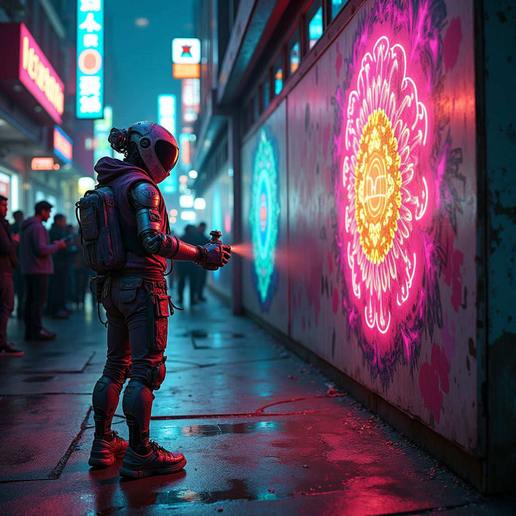 Neon Dreams: Art in Rebellion