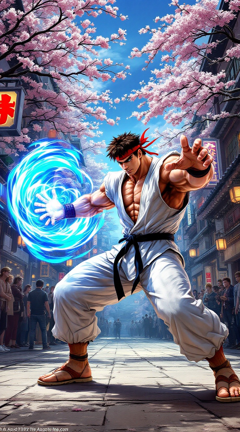 Ryu's Hadouken: Urban Showdown