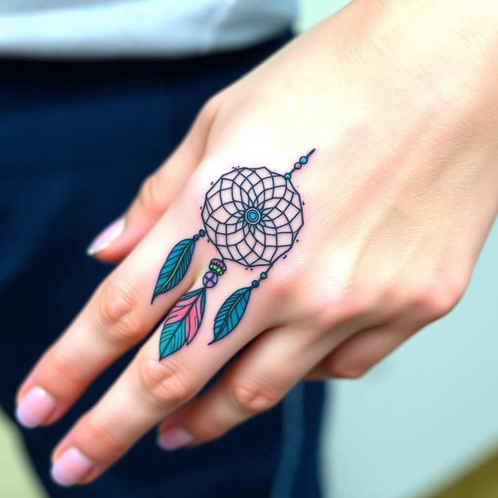 Mystical Dreamcatcher Tattoo