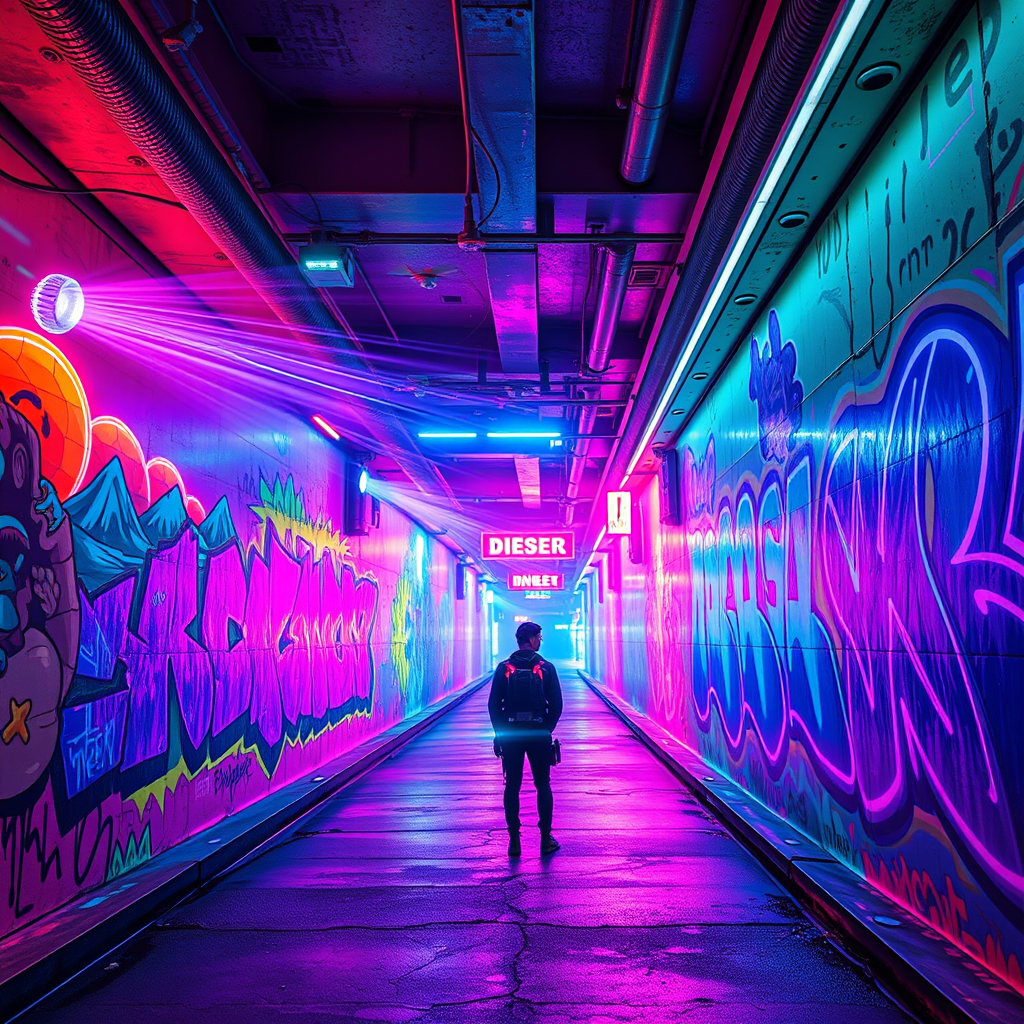 Neon Dreams: Graffiti Utopia