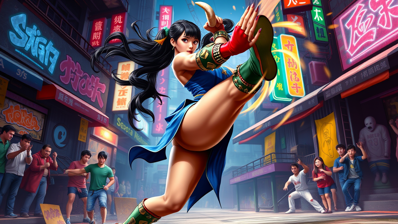 Chun-Li: Battle in Neon Fury