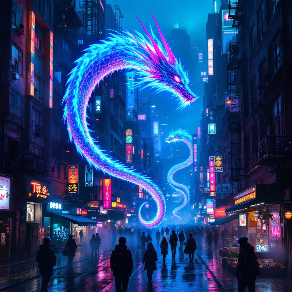 Neon Dragon's Urban Dance