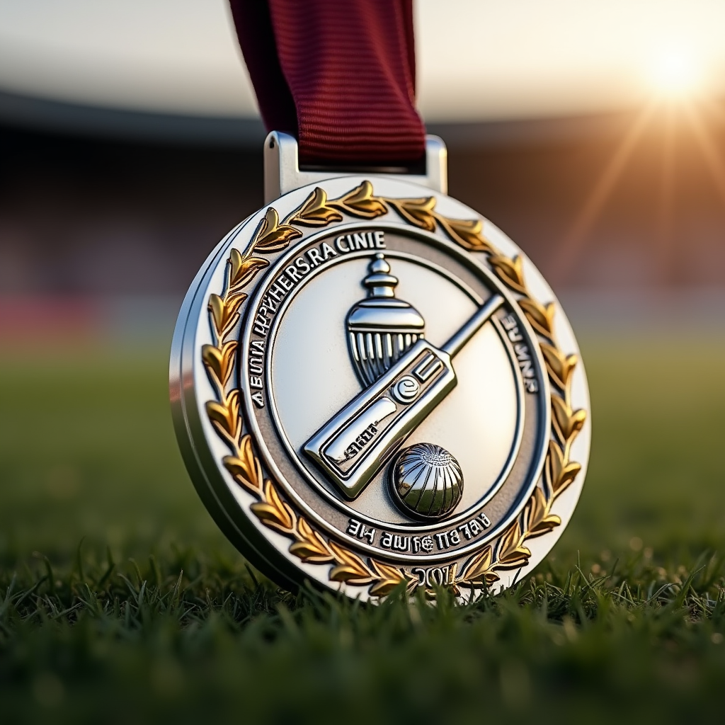 The Ashes Series | Medal, Flux.1 dev prompt