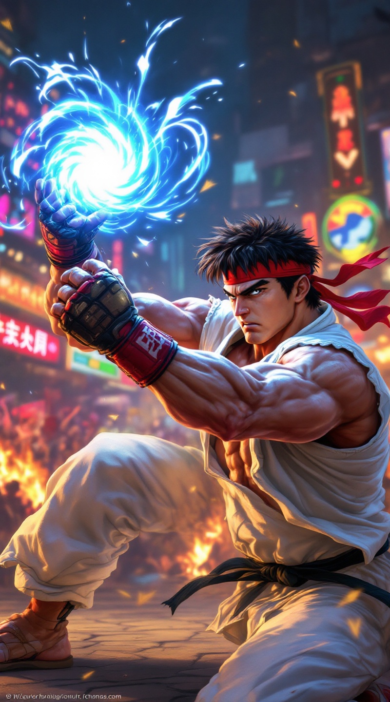 Ryu's Electric Showdown