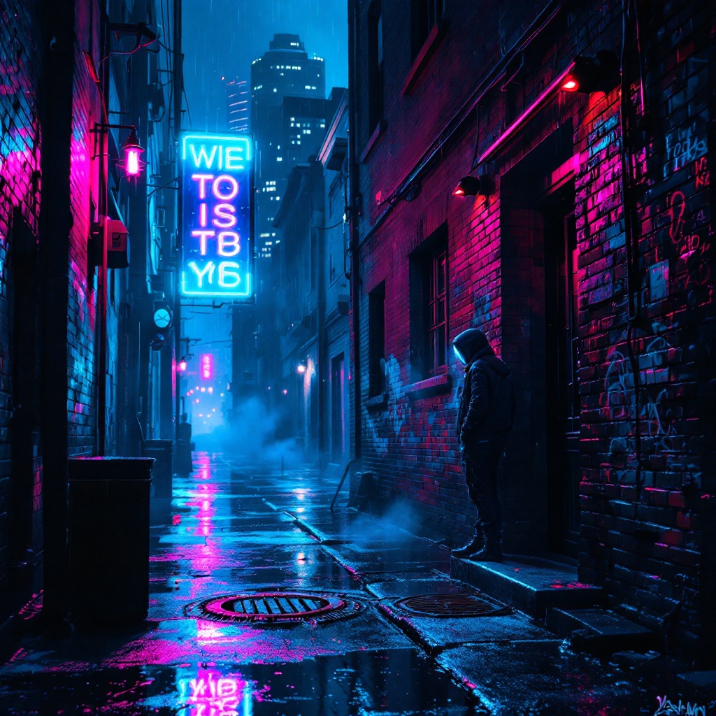 Neon Shadows: Data Exchange