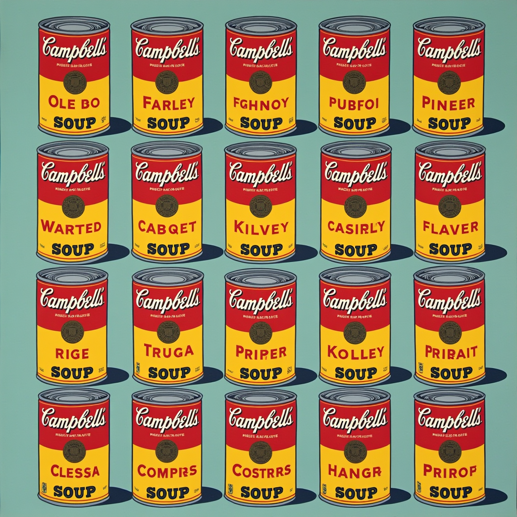 Campbell's Soup Cans by Andy Warhol