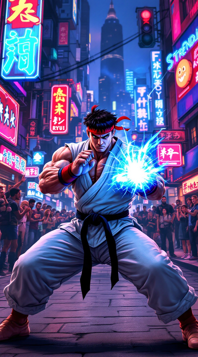 Ryu's Hadouken: Urban Showdown