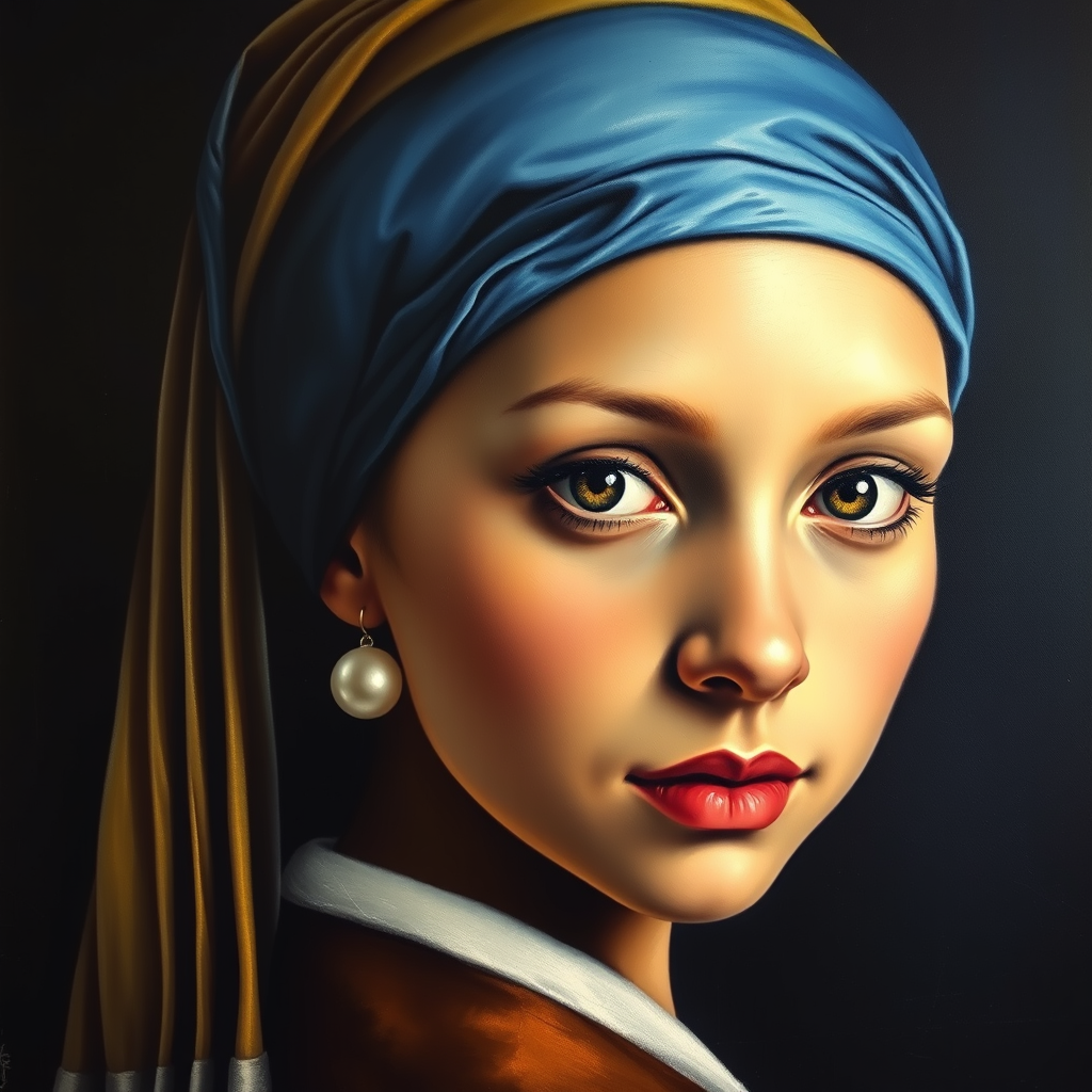 The Girl with a Pearl Earring (by Johannes Vermeer)