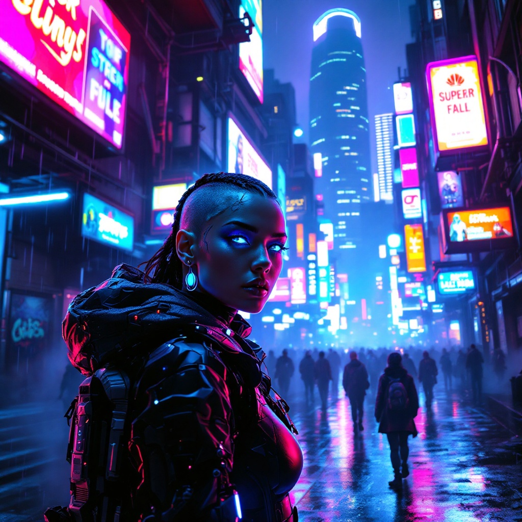 Neon Rebels: Heartbeat of Resistance