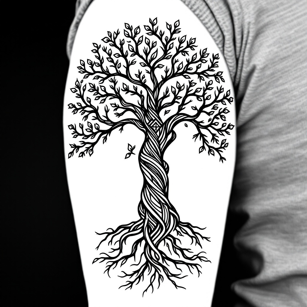 Resilient Roots: The Life Tree Tattoo