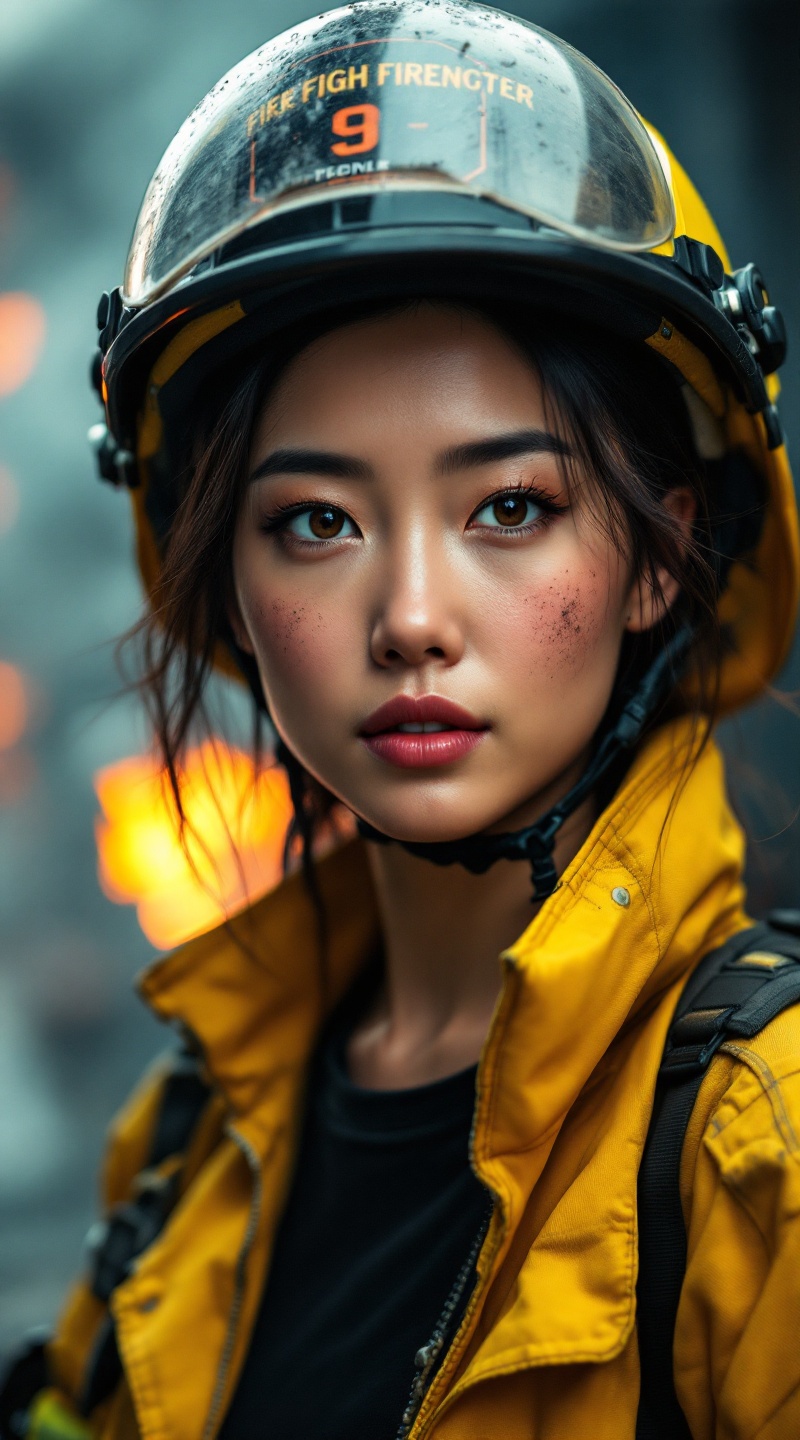 Brave Heart: Firefighter Portrait