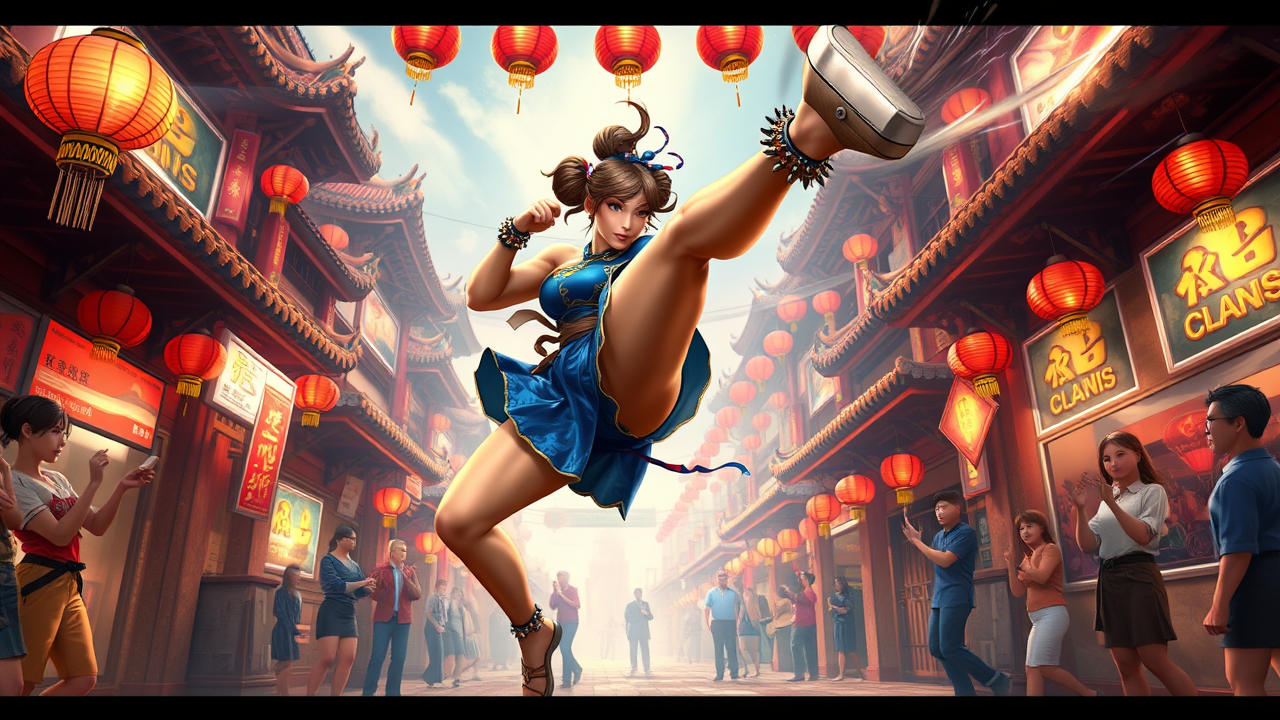 Chun-Li's Electric Showdown