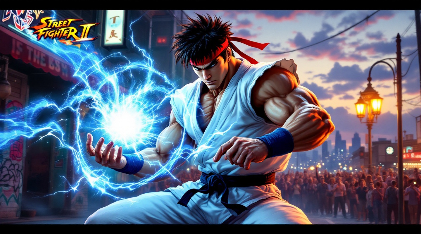 Ryu's Hadouken: Urban Showdown