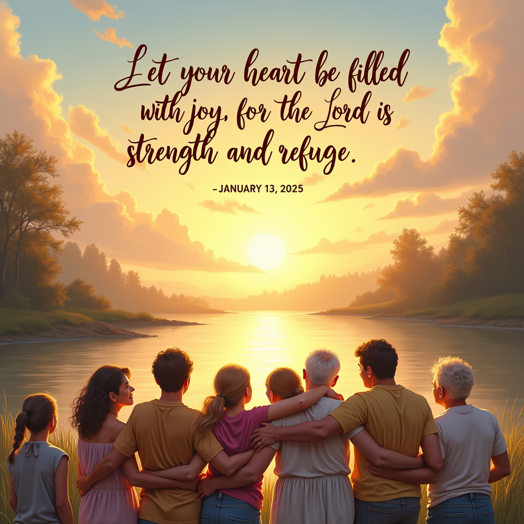 Joyful Dawn: Strength in Unity