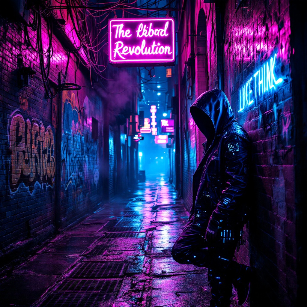 Neon Shadows of Rebellion