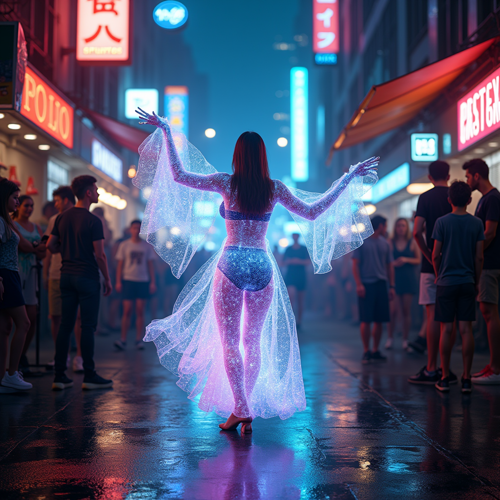 Neon Dreams: A Holographic Odyssey