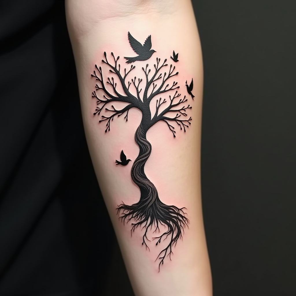 Whispers of Nature: A Tattoo Journey