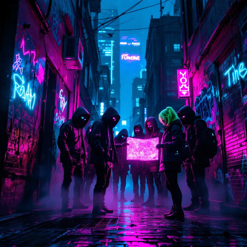 Rebels in Neon Shadows