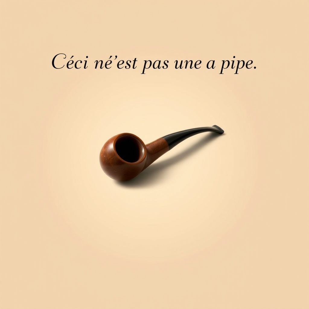 The Treachery of Images (This Is Not a Pipe) by René Magritte