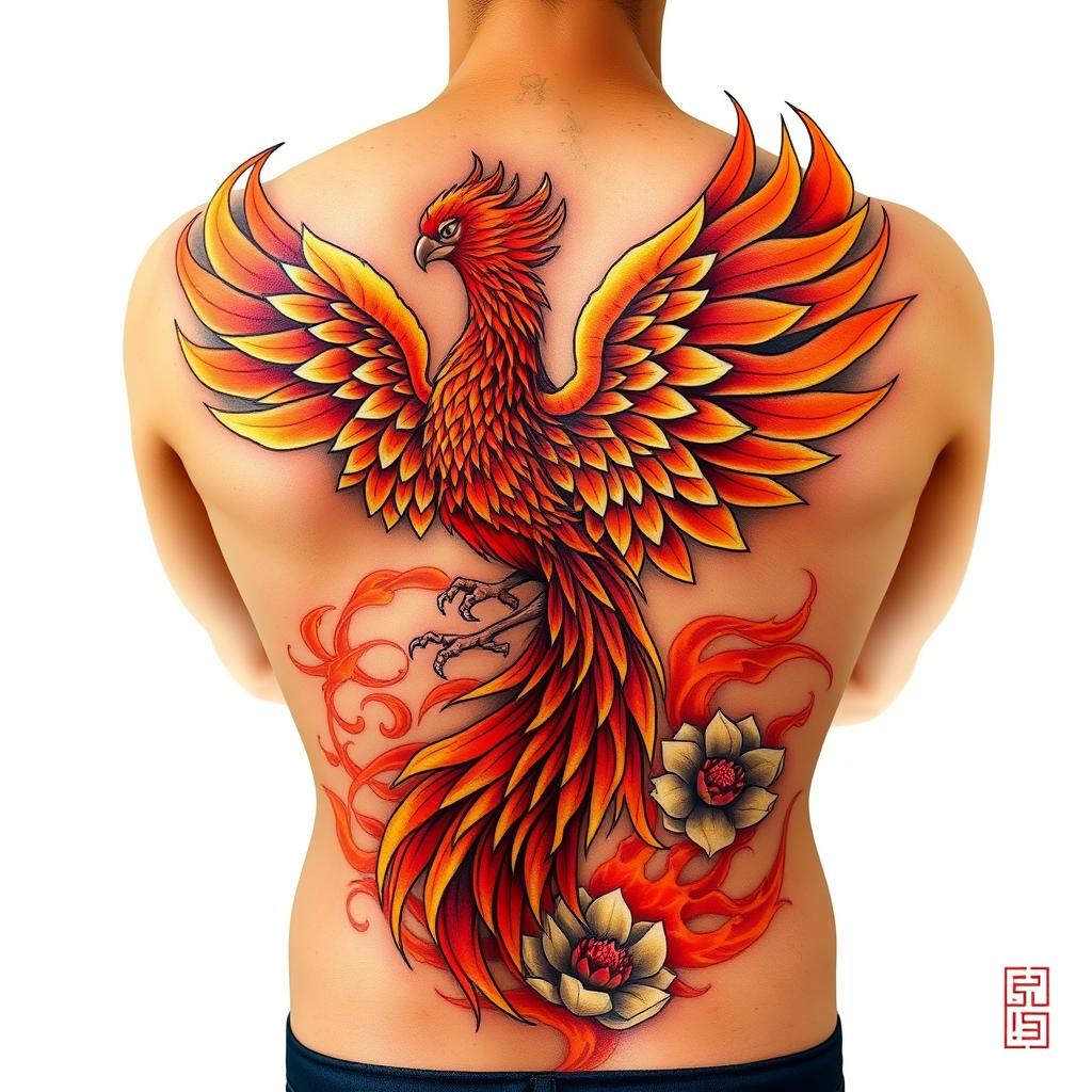 Phoenix Ascendant: A Tattoo of Rebirth