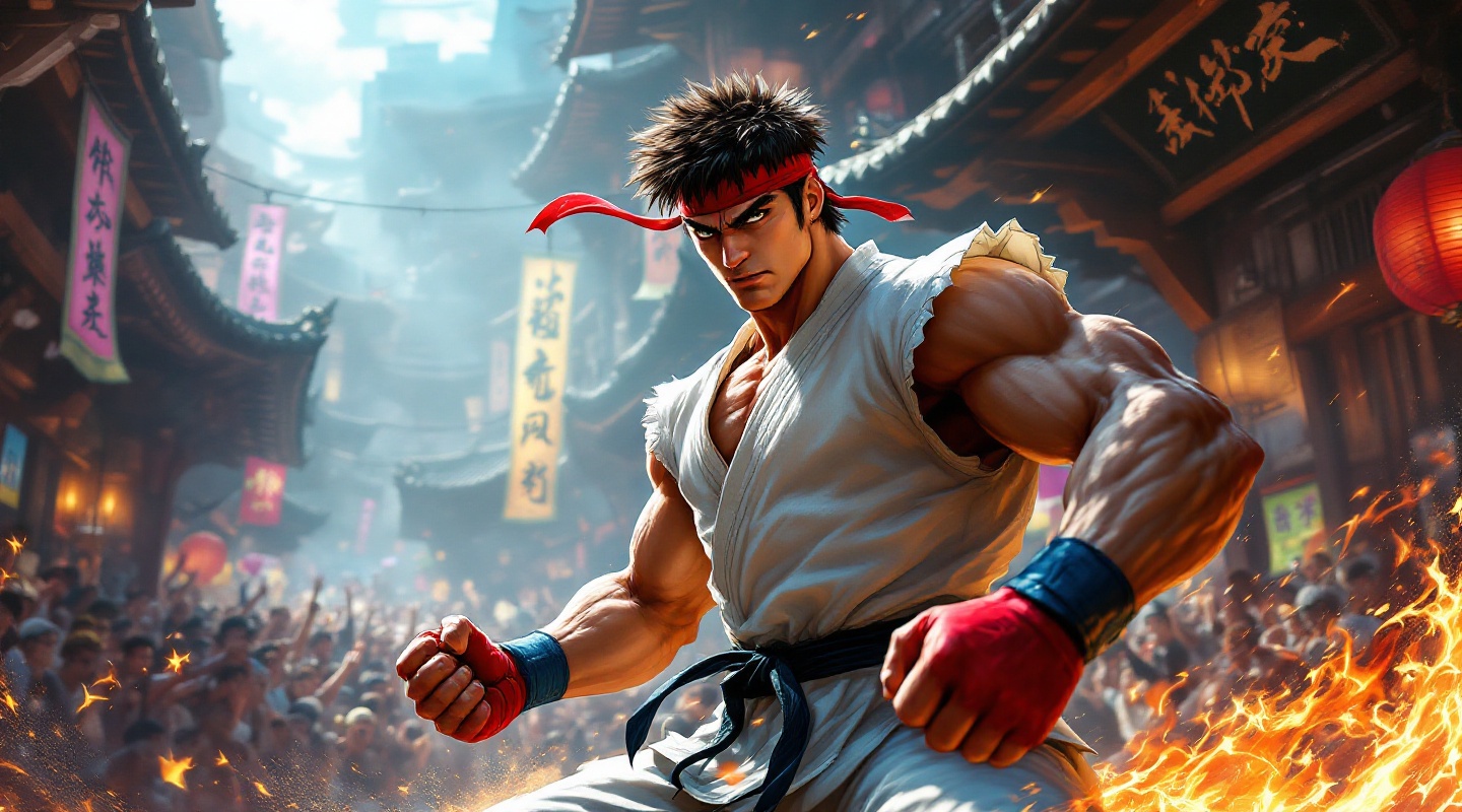 Ryu's Fiery Showdown Unleashed