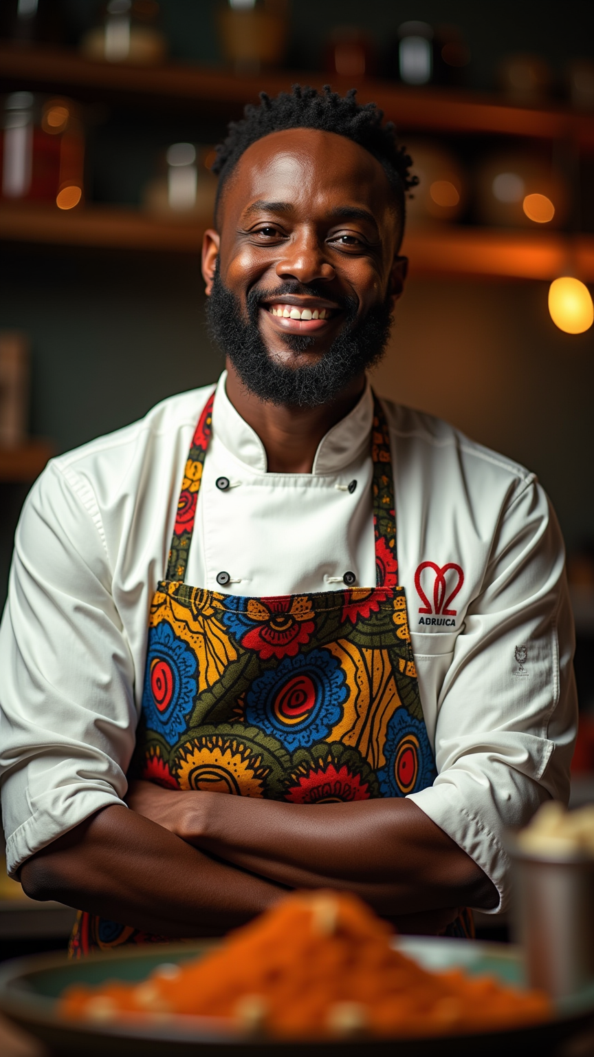 Vibrant Chef: A Culinary Portrait