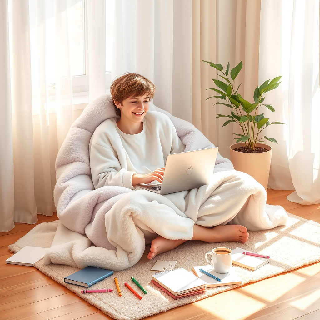 Cozy Productivity: A Dreamy Morning