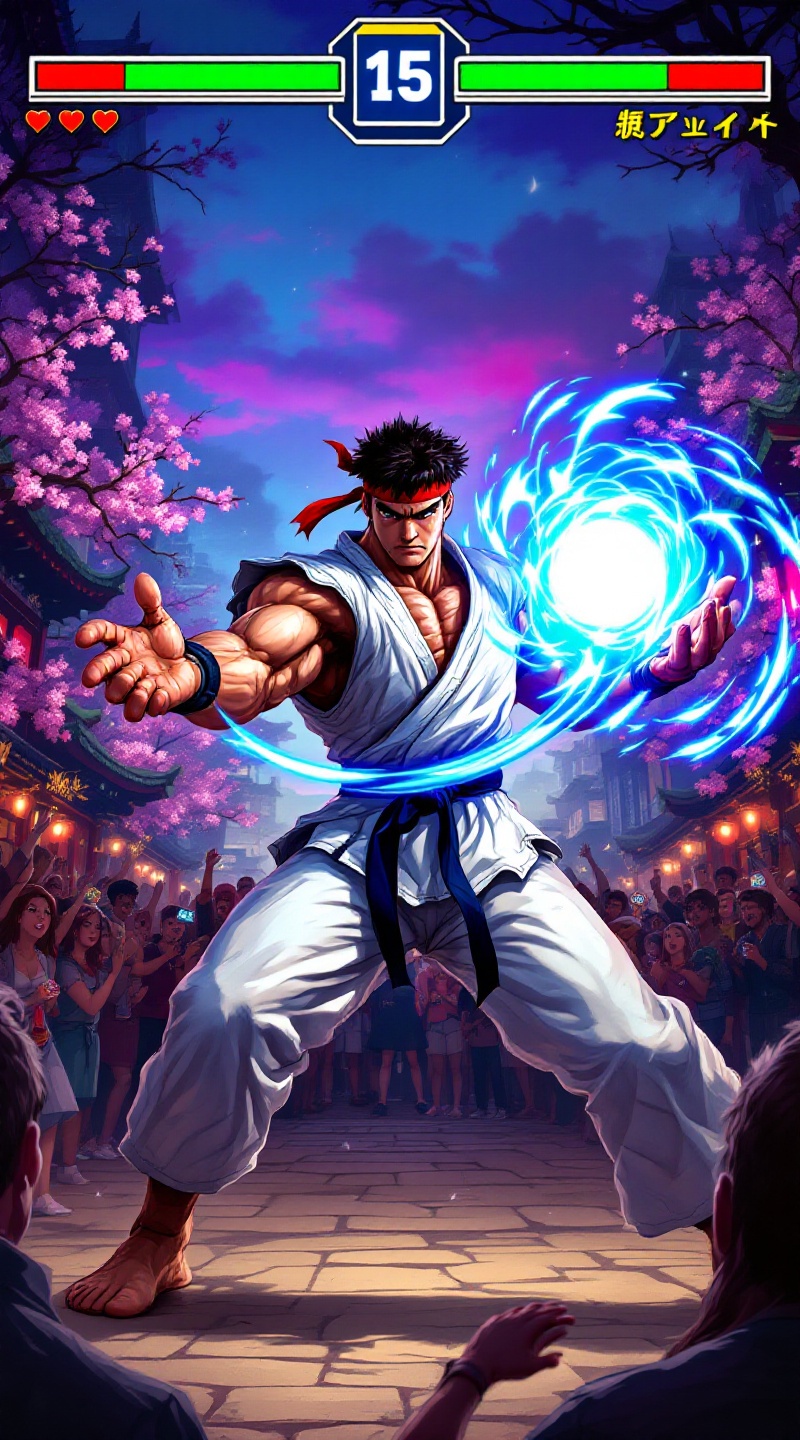 Ryu's Electric Showdown