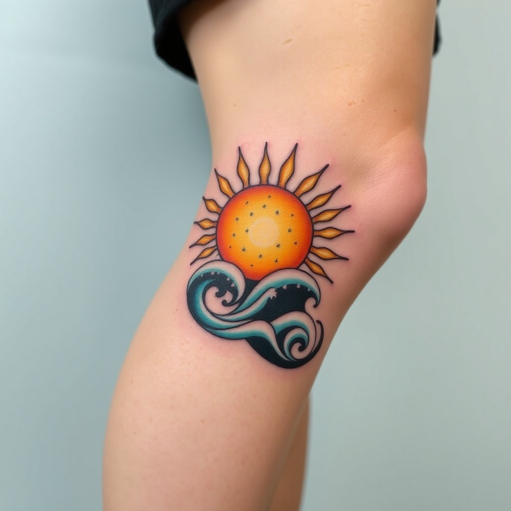 Vitality Ink: Sun & Wave Dance