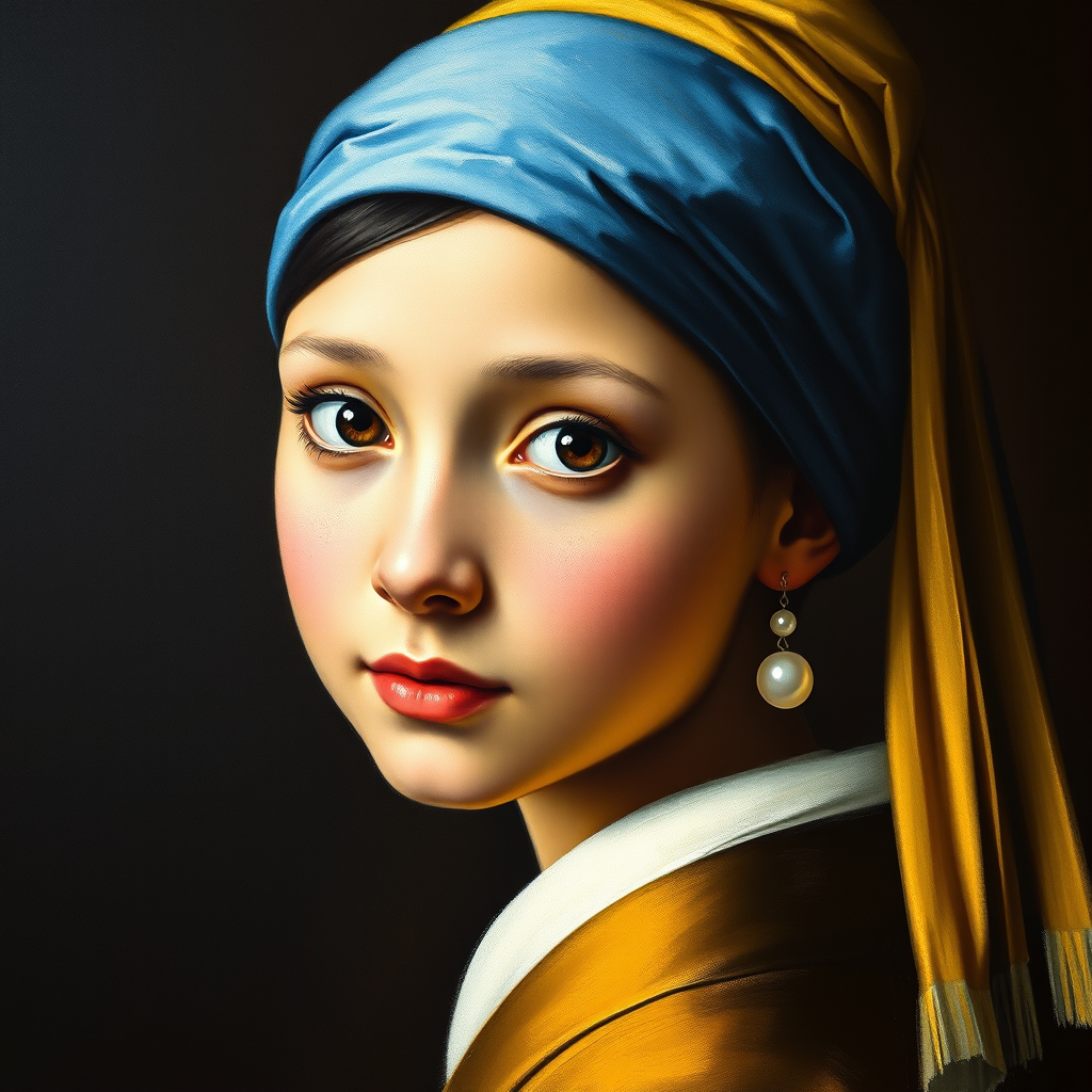 The Girl with a Pearl Earring (by Johannes Vermeer)