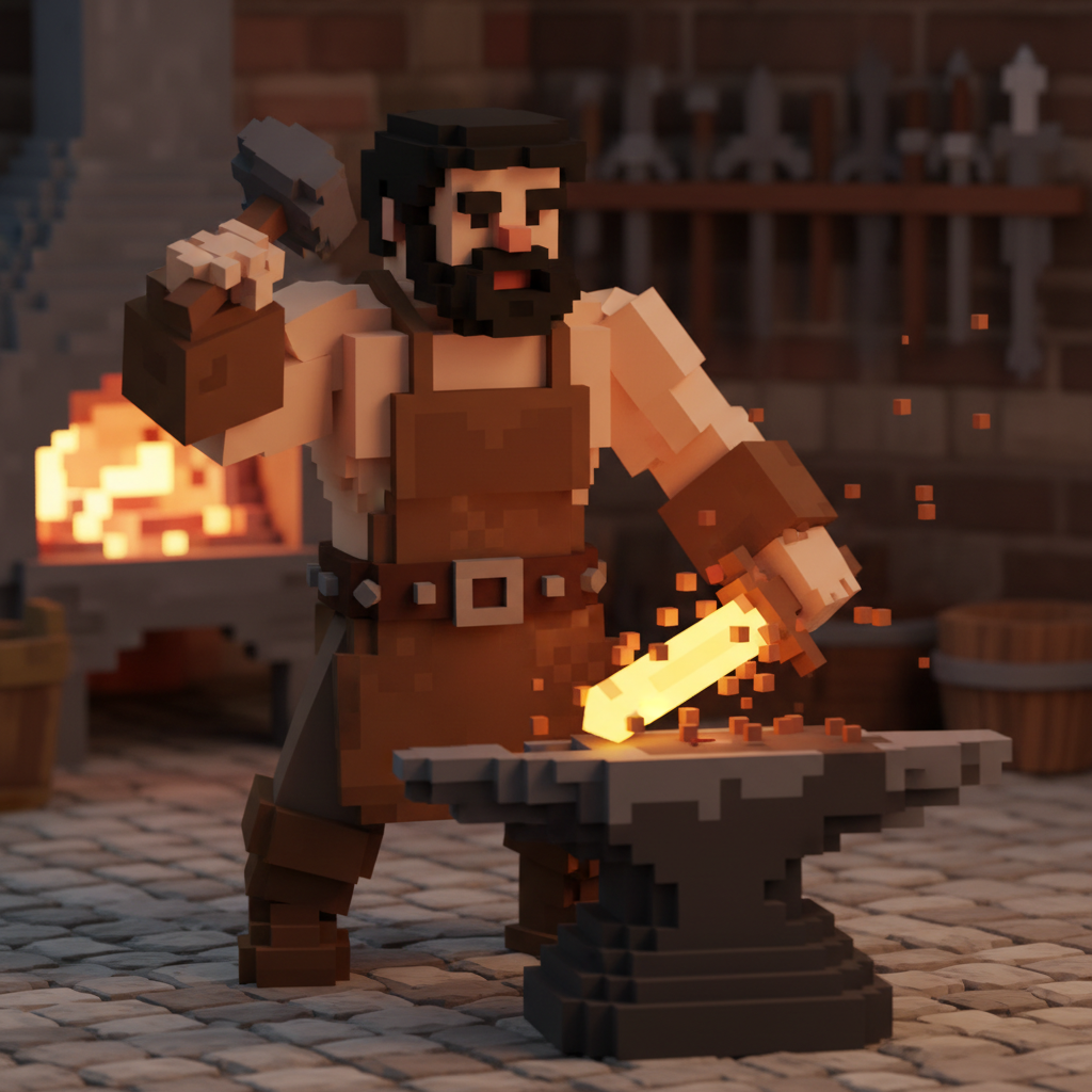 Voxel Blacksmith