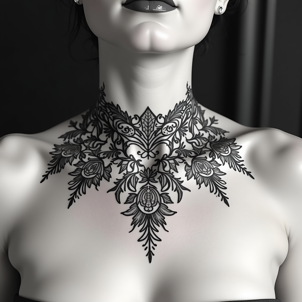 Lace Elegance: A Timeless Tattoo