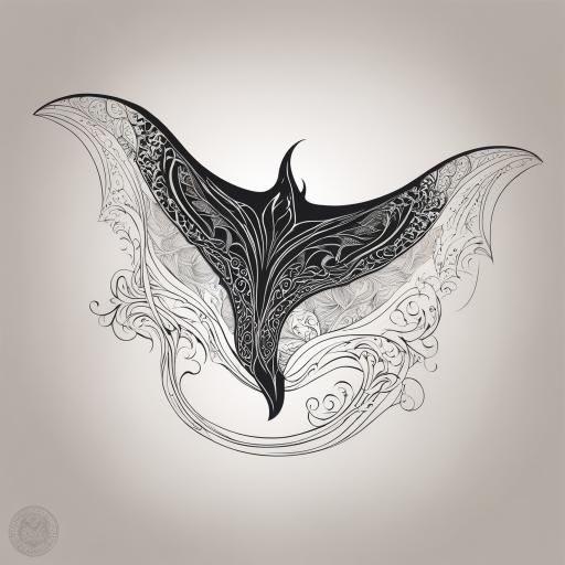 in the style of fineline tattoo, with a tattoo of A black an